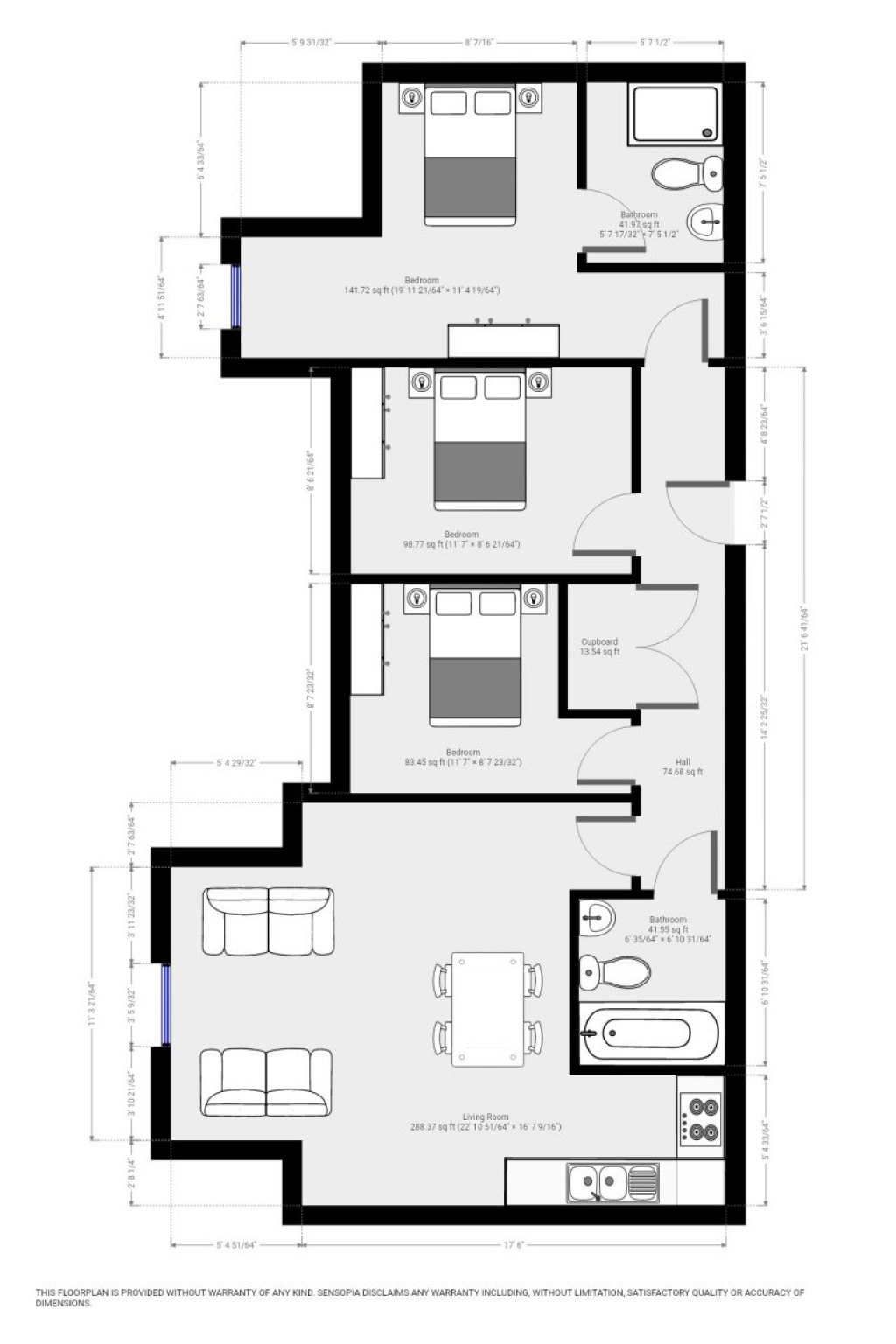 Floorplans For Riverside Wharf, Bishops Stortford