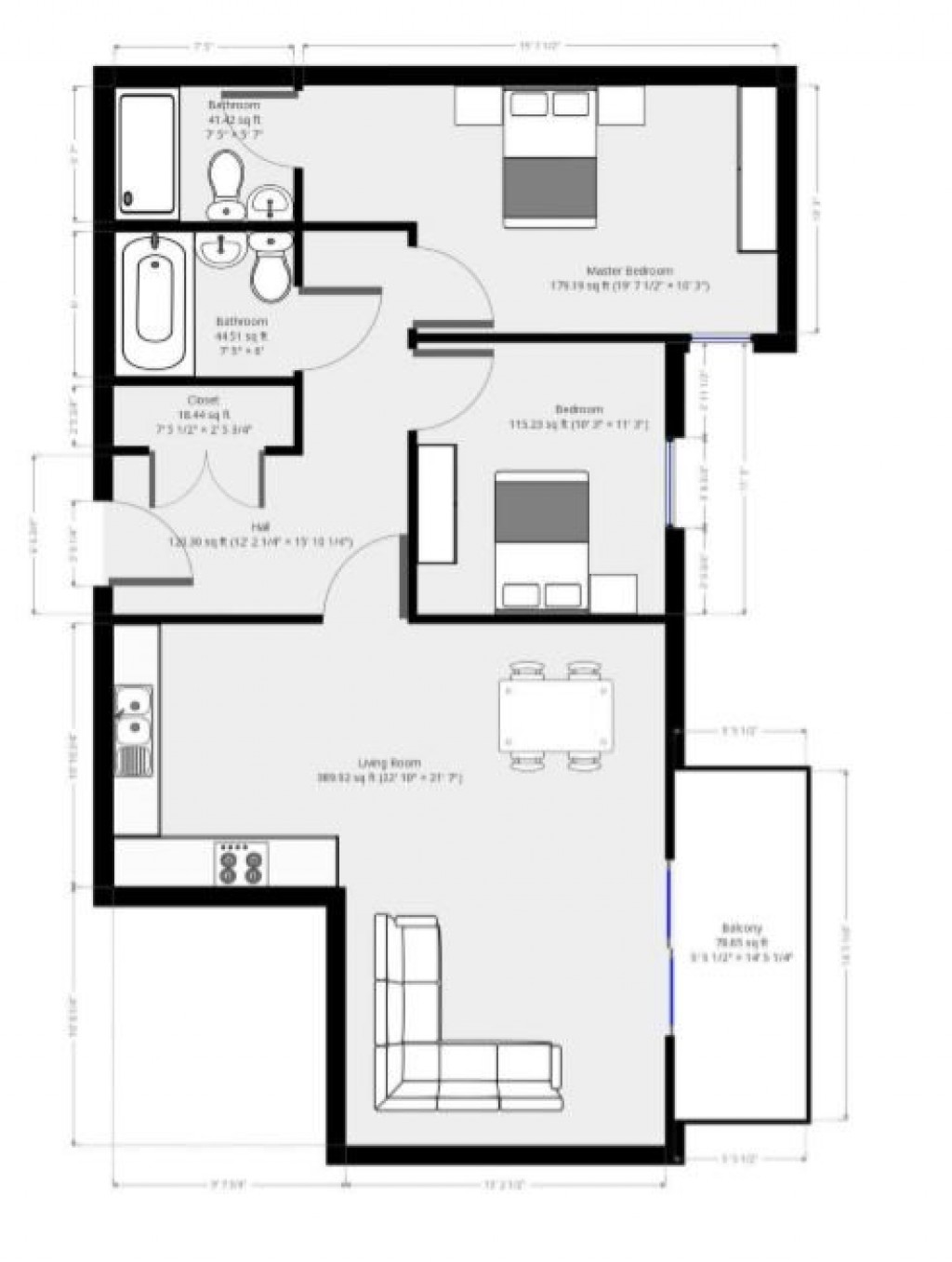 Floorplans For Riverside Wharf, Bishops Stortford